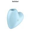 Double stimulateur Cutie Heart bleu - Satisfyer